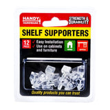 Load image into Gallery viewer, 12 Pack Strength & Durability Shelf Supporters