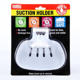 Load image into Gallery viewer, White Plastic Suction Soap Holder