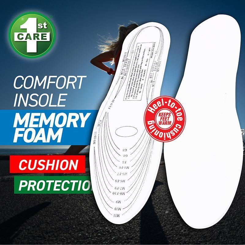 Pair of Comfort Memory Foam Insoles