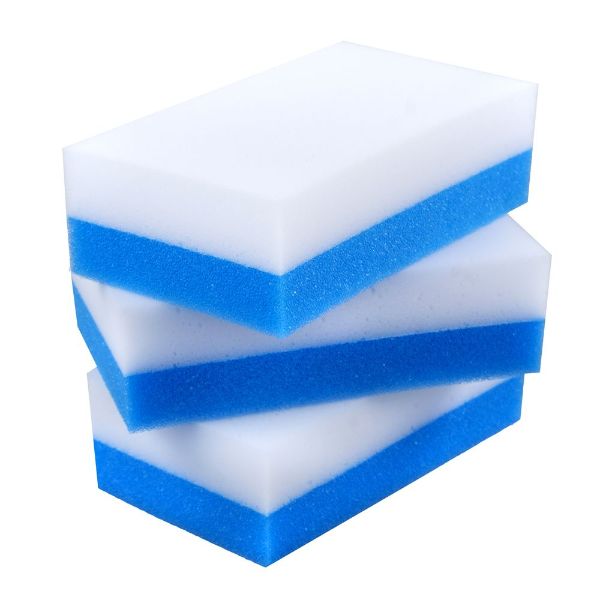 3 Pack Eraser Dual Sided Sponge - 10cm x 6cm x 3cm