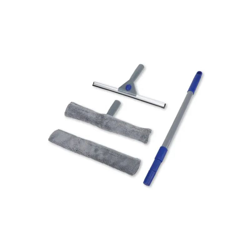5 Pack Window Squeegee & Washer With Telescopic Pole
