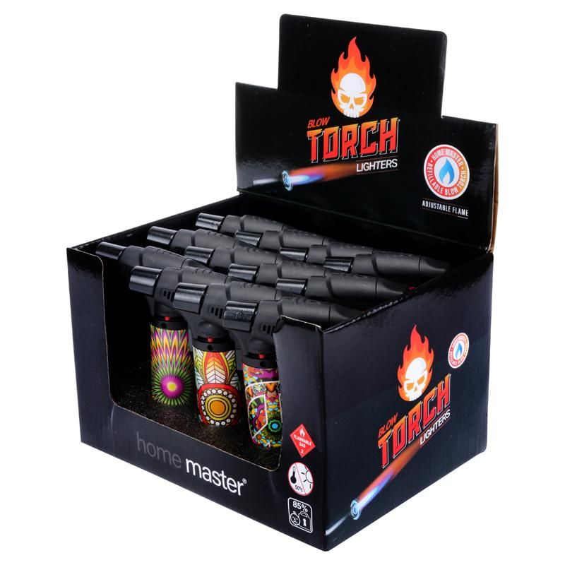 Freedom Design Refillable Blow Torch Gas Lighter - 7cm x 12cm