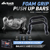 Load image into Gallery viewer, Foam Grip Push Up Bars - 21cm x 15cm x 11cm
