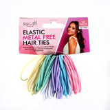 Load image into Gallery viewer, 60 Pack Multicolour Elastic Metal Free Thin Hair Ties