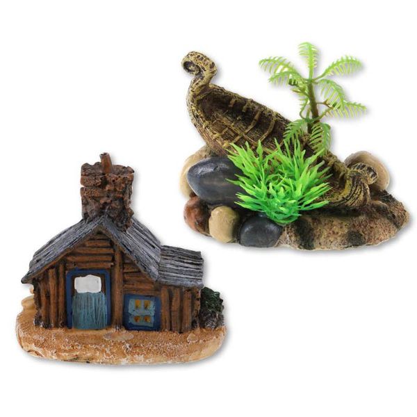 Fish Aquarium Ornament - 11cm x 10cm x 8cm