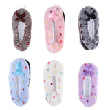 Load image into Gallery viewer, Women Footlet Sherpa Lined Spots Slippers