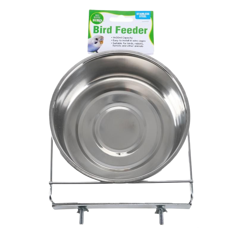 Stainless Steel Bird Feeder - 18cm | 1400ml