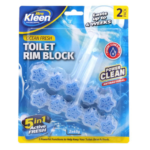 2 Pack Ocean Fresh Toilet Rim Clip On Freshener