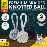 Load image into Gallery viewer, Small Rope Tug Toy with Ball - 16cm x 6.9cm