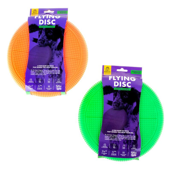 Flying Disc Dog Toy - 23cm x 23cm x 2.4cm