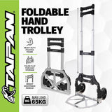 Load image into Gallery viewer, Foldable Hand Trolley - 65kg Capacity
