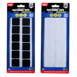 Load image into Gallery viewer, 24 Pack Large Square Hook & Loop Adhesive Tape - 3cm x 3cm