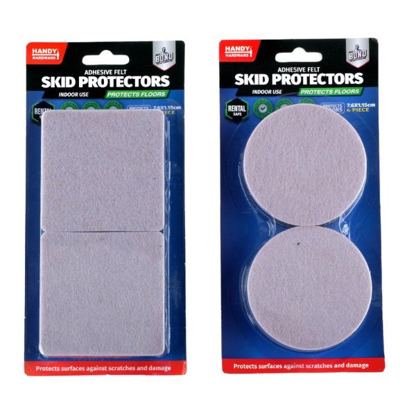 4 Pack Adhesive Felt Skid Protectors