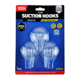 Load image into Gallery viewer, 3 Pack Clear Suction Hooks - 5.5cm