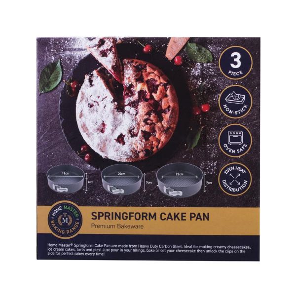 3 Pack Springform Cake Pan