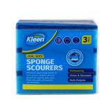 Load image into Gallery viewer, 3 Pack Sponge With Top Scourer - 12.5cm x 8.3cm x 3.5cm