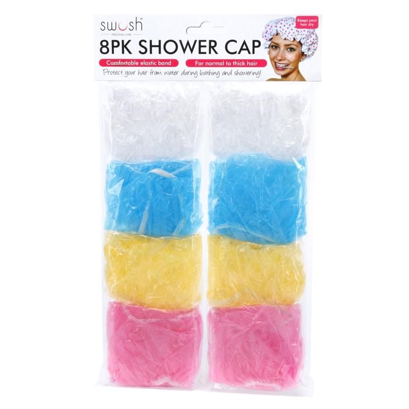8 Pack Shower Caps