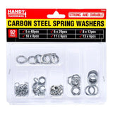 Load image into Gallery viewer, 92 Piece Carbon Steel Spring Washers
