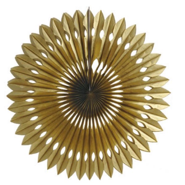 Gold Honeycomb Fan - 40cm