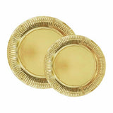 Load image into Gallery viewer, 6 PackGolden Foil Paper Plates - 23cm
