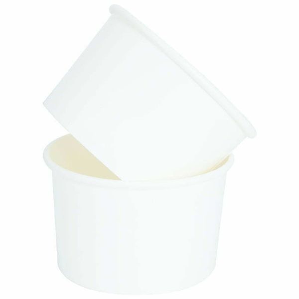24 Pack White Paper Tubs - 354ml
