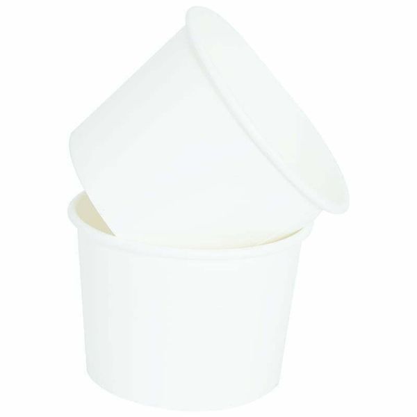12 Pack White Tubs - 473ml