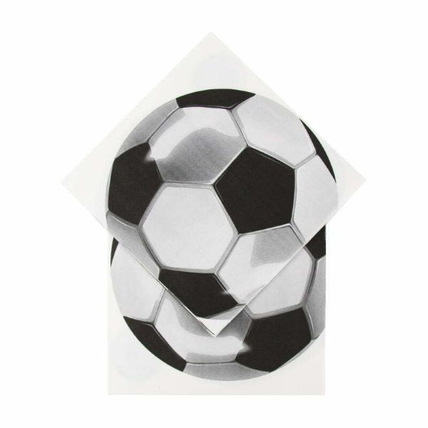 16 Pack Soccer Napkins - 33cm x 33cm
