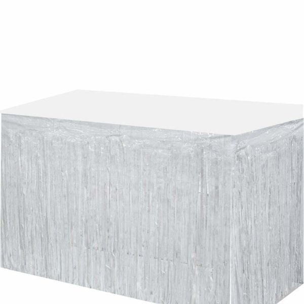 White Table Skirt