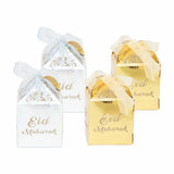 Load image into Gallery viewer, 4 Pack Gold &amp; Silver Eid Mubarak Candy Box
