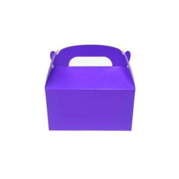 6 Pack Purple Treat Box - 15cm x 9cm x 15cm