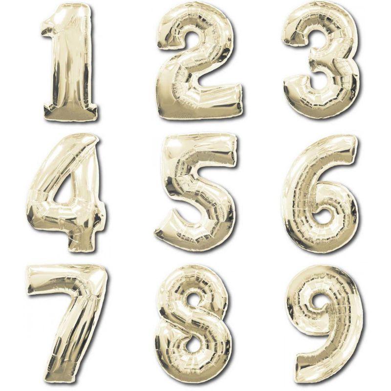 Light Gold Letter I Foil Balloon - 36cm