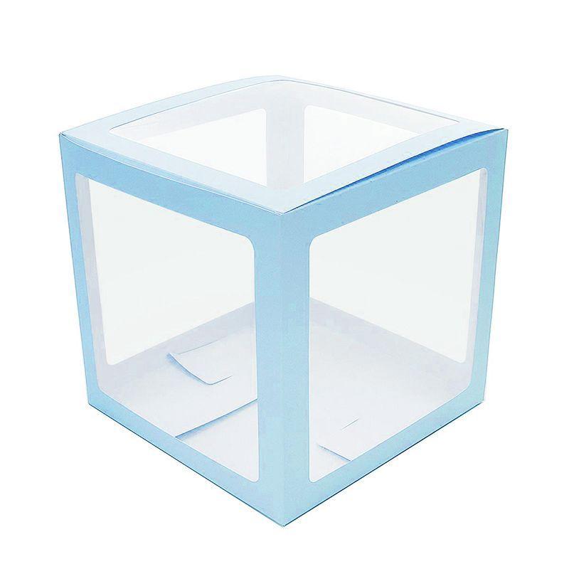 Blue Balloon Box - 30cm x 30cm x 30cm