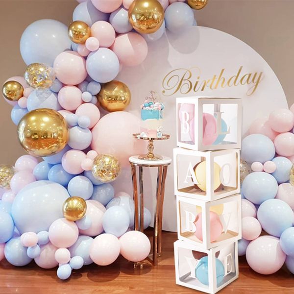 White Balloon Box Baby Love Kit