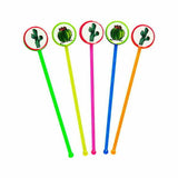 Load image into Gallery viewer, 12 Pack Cactus Plastic Stirrers - 18cm
