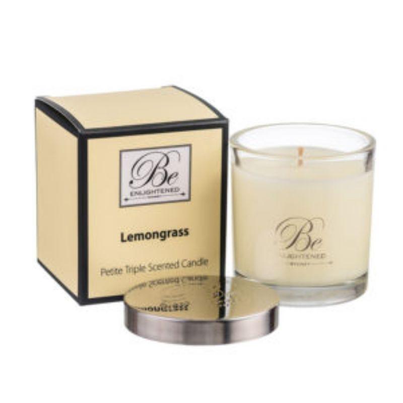 Petite Triple Scented Candle Lemongrass and Lime - 100g
