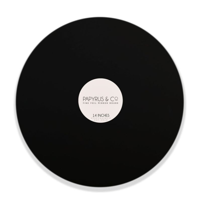 Matte Black Round Masonite Cake Board - 35.6cm