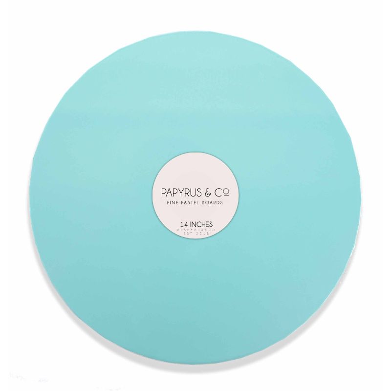 Pastel Blue Round Masonite Cake Board - 35.6cm