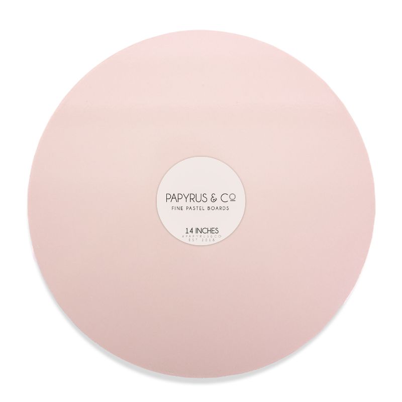 Pastel Pink Round Masonite Cake Board - 35.6cm