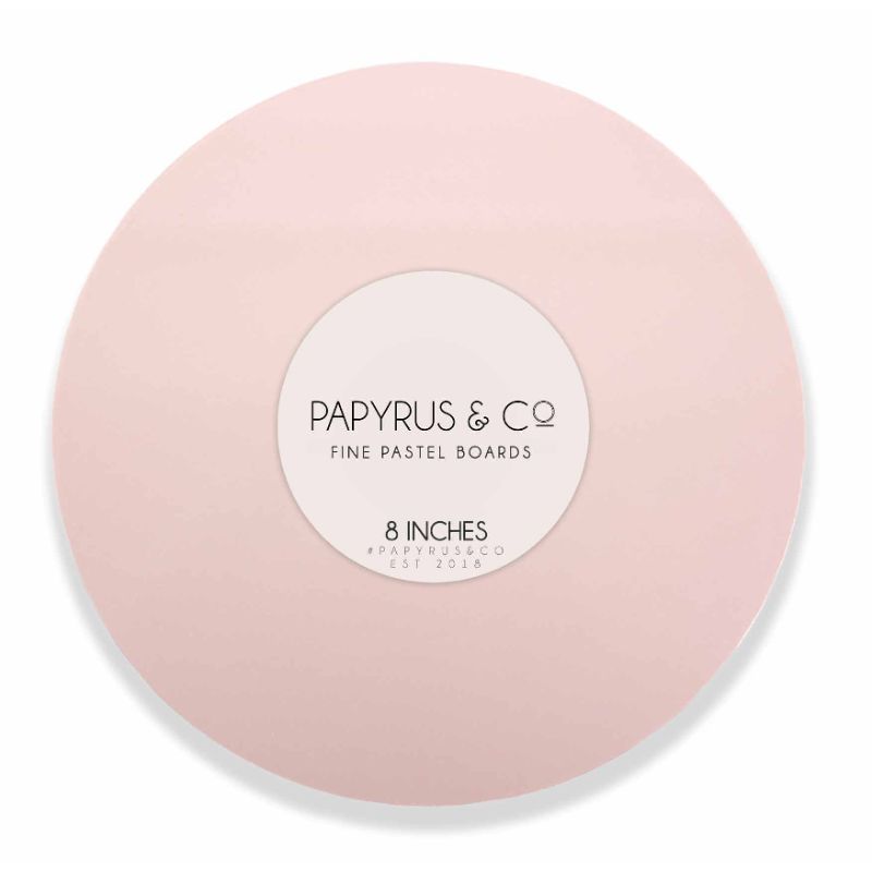 Pastel Pink Round Masonite Cake Board - 20.3cm