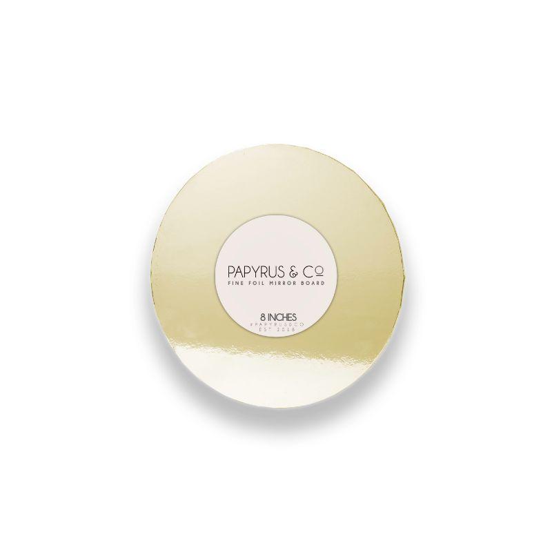 Gold Mirror Masonite Cake Board 5mm - 20.3cm