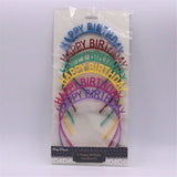 Load image into Gallery viewer, 6 Pack Multicolour Plastic Happy Birthday Headbands