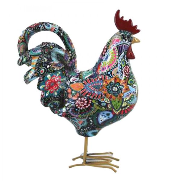 Decorative Rooster Statue - 23cm