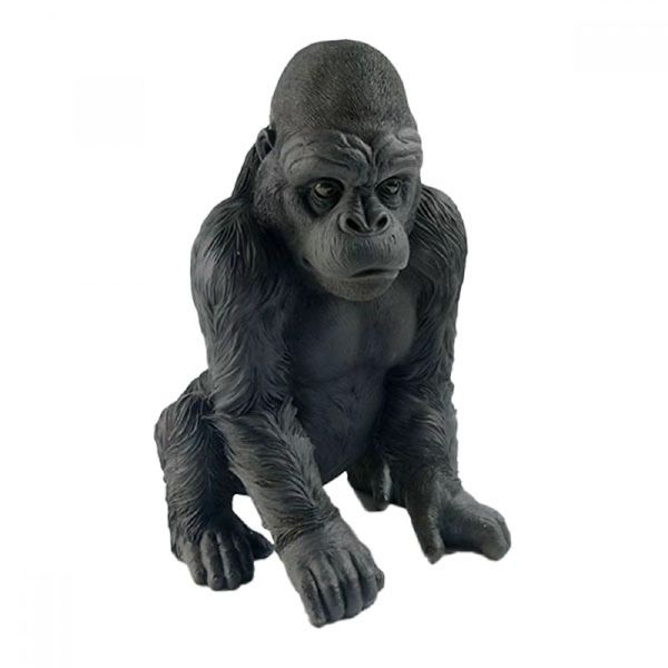 Resin Decorative Gorilla Statue - 39cm