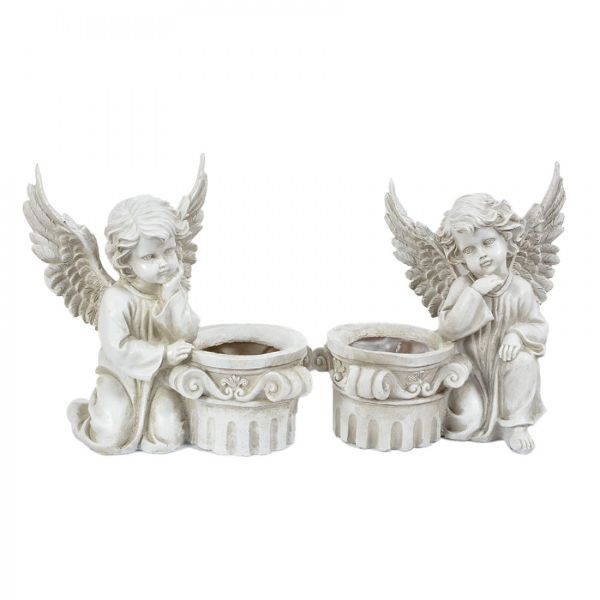 Cherub With Pot - 31cm