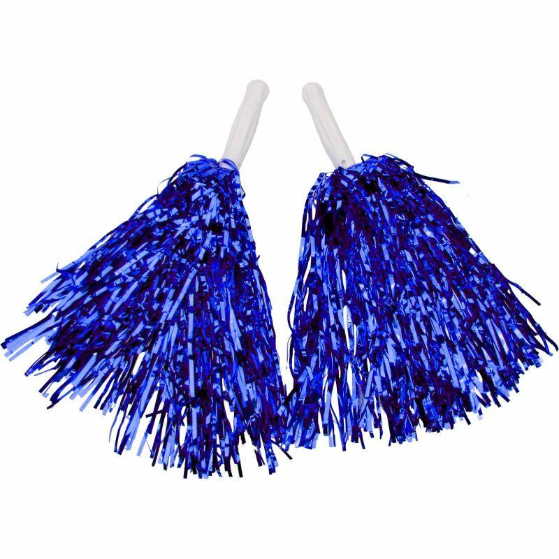 2 Pack Blue Cheerleader Pom Pom - 80g