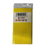 Load image into Gallery viewer, 80 Pack Yellow Paper Straws - 0.6cm x 19.7cm