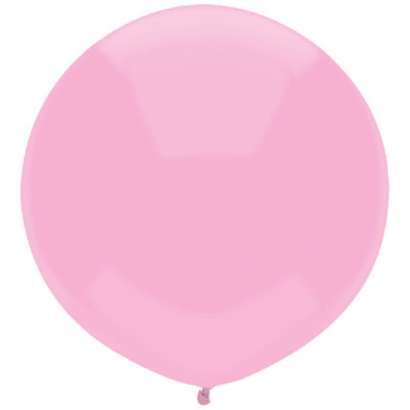 Real Pink Qualatex Latex Balloon - 43cm - The Base Warehouse