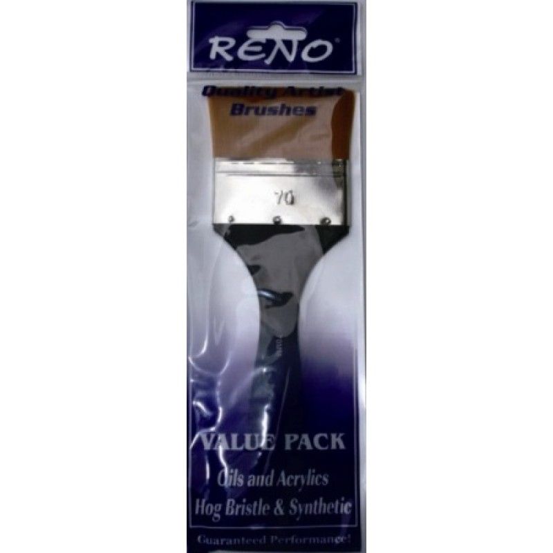 Flat Thin Synthetic Brush - 7cm