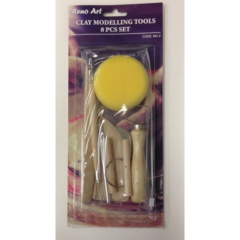 8 Piece Clay Modelling Tools