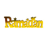Load image into Gallery viewer, Gold Ramadan Table Top Banner - 15cm
